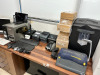 Assorted IT Equipment in Office to Include: HP Printer, Xerox VersoLink C405, Bonsai Shredder, Ring Binder, Kroy K4652NB Label Printer Dymo Label Printer, 2 x TSC Thermal Printers, Zebra ZD220 Thermal Printer, FedEx ZP505EPL Thermal Printer, 2 x HP All in - 3
