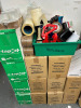 Lot of Assorted Kite Warehouse Packaging to Include: 4 x Boxes of 6 Rolls of Black Shrink Wrap, 18 x Boxed Tape Dispensers & 1 x Crate of Loose Used, 3 x Boxes of Brown Tape & 9 x Boxes of Clear with Assorted Unboxed. - 3