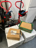 2 x Mobile Banding Trollies with 6 x Boxes of Kite Polypropylene Strapping & 2 x Boxes of Metal Clips.