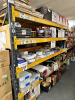 11 x Bays Dark Grey & Yellow Boltless Heavy Duty Racking to Include: 14 x 70cm Deep Uprights (Height 215cm), 108 x Crossbeams (Width 270cm) & 54 x Wooden Shelves. - 3