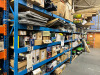 2 x Bays of Blue Boltless Medium Racking to Include: 3 x 80cm Deep Uprights (Height 260cm), 20 x Crossbeams (Width 310cm) & 10 x Wooden Shelves.