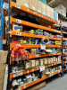 8 x Bays of Dark Grey & Orange Boltless Racking to Include: 14 x 70cm Deep Uprights (Height 2 x 300cm & 12 x 215cm), 78 x Crossbeams (Width 270cm) & 39 x Wooden Shelves.
