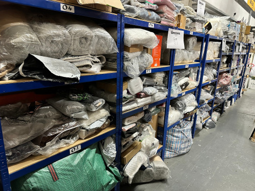 10 x Bays of Blue Lightweight Boltless Stock Shelving.