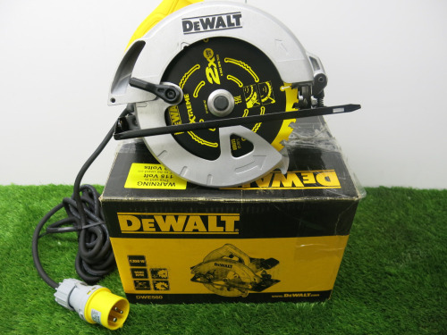 Boxed Reconditioned DeWalt 184mm Electric Circular Saw, Model DWE560-LX, 110V.