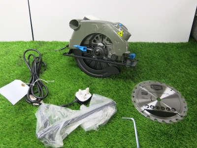 Macalister 1500w Electric Circular Saw, Model MSCS1500.