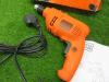 Boxed Black & Decker 500w Corded Hammer Drill, Model KR504. - 2