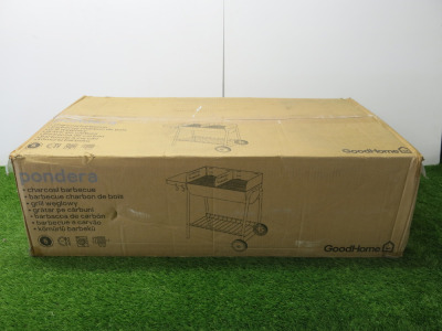 Boxed GoodHome Pondera Charcoal Barbecue.