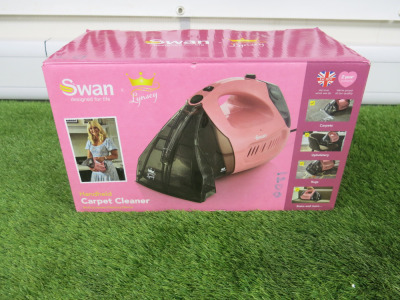 Boxed Swan Lynsey Handheld Carpet Cleaner.