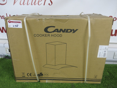 Boxed Candy Wall Mounted Cooker Hood, Model CGM70NX.