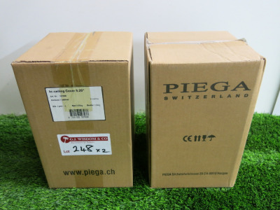 2 x Boxed Piega In Ceiling Cover 5.25". 2 Pcs per Box.