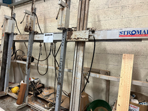 Stromab 3m x 2m Special Pneumatic Vertical Frame Clamp, Serial 2254, Year 2008.
