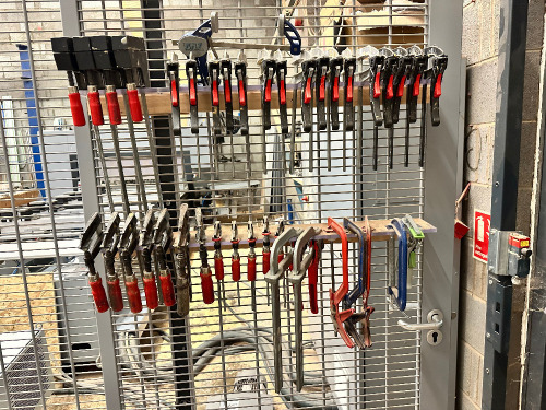 Approx 40 x Small Quick Release & Manual G Clamps.