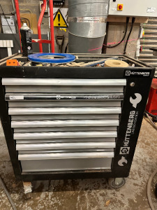 Huttenberg Germany Limited Edition 7 Draw Mobile Tool Chest, with Tools (As Pictured).