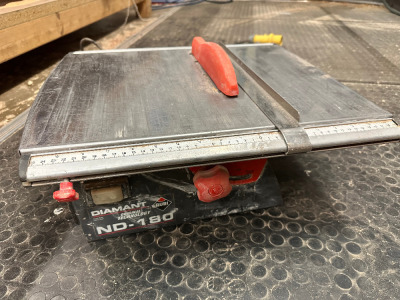 Diamant ND-180 Tile Cutter. 110v