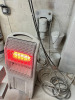 Dust Control Systems Dryback Spraybooth with Overhead Conveyor, Kremlin Air Assisted Sprayer with Hopper, Infrared Heater, Tresells, Paint & Extraction with Spare Fan. NOTE: buyer to make good hole in wall. - 3