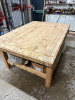 Woodworking Bench. Size H85 x W180 x D128cm. - 2