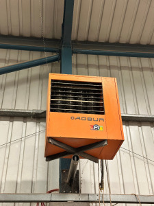 Robur F141 Natural Gas/LPG Workshop Heater.