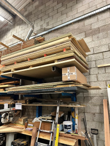 2 x Canterlever Wall Racks. NOTE: Buyer to dismantle. (Note Not Including Contents).