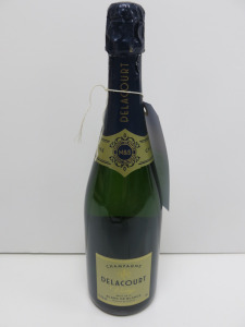 5 x Bottles of M & S Delacourt Vintage Blanc De Blancs Champagne, 2015, 75cl.