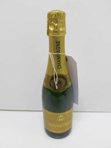 3 x Bottles of Francoise Monay Brut Champagne, 37.5cl.