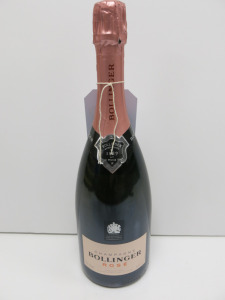 3 x Bottles of Bollinger Rose Brut Champagne, 75cl
