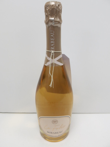 3 x Bottles of La Folie Mirabeau Sparkling Rose, 75cl.