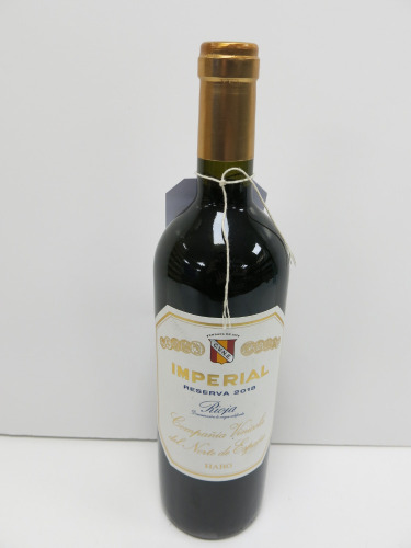 5 x Bottles of Imperial Roja Reserve Red Wine, 2018, 75cl.