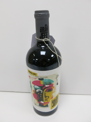 5 x Bottles of El Gran Jefe Rioja Red Wine, 2022, 75cl.