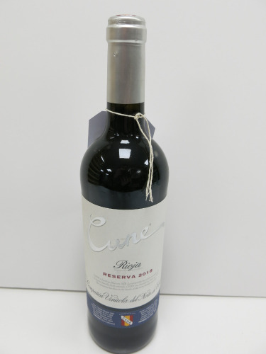 5 x Bottles of Cune Rioja Reserva Red Wine, 2018, 75cl.