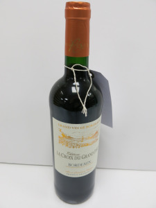 5 x Bottles Chateau La Croix Du Grand Jard Bordeaux Red Wine, 2018, 75cl.