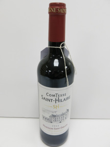 5 x Bottles of Comtesse Saint Hilaire Montagne Saint Emilion Red Wine, 2022, 75cl.