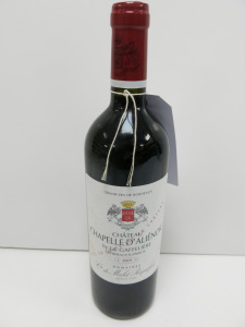 5 x Bottles of Chateau Chapelle D'Alienor by La Gaffeliere Red Wine, 2019, 75cl.