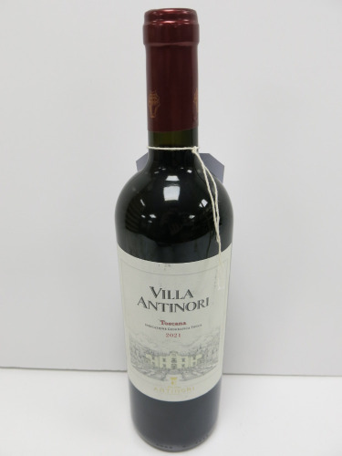 5 x Bottles of Villa Antinori Toscana Red Wine, 2021, 75cl.