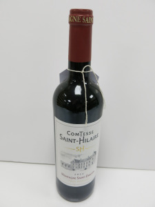 5 x Bottles of Comtesse Saint Hilaire Montagne Saint Emilion Red Wine, 2022, 75cl.