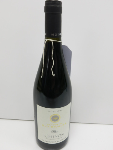 5 x Bottles Chinon Domaine Du Puy Rigault Red Wine, 2022, 75cl.