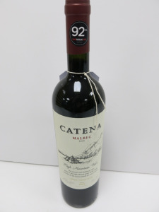 5 x Bottles of Catena Malbec Red Wine, 2022, 75cl.