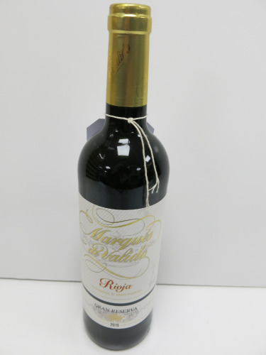 5 x Bottles of Marques de Valido Gran Reseva Rioja Red Wine, 2015, 75cl.