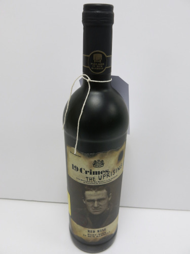 6 x Assorted Bottles of 19 Crimes Red Wine to Include: 4 x The Uprising & 2 x The Deported, 75cl.