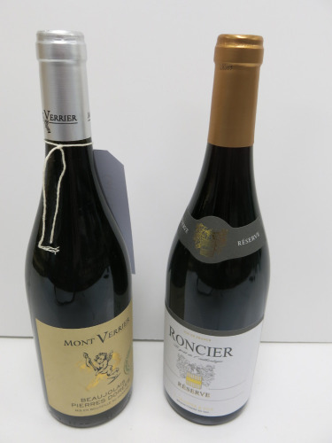 6 x Assorted Bottles of Red Wine to Include: 4 x Roncier Reserve & 2 x Mont Verrier 2022, 75cl.