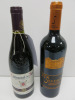 6 x Assorted Bottles of Red Wine to Include: 3 x Chateaunneuf du Pape 2021 & 3 x Chateau Ma Seguai 2018 75cl.