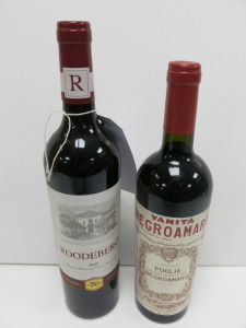 6 x Assorted Bottles of Red Wine to Include: 3 x Rooderberg 2019 & 3 x Vanita Negromaro 2023, 75cl.