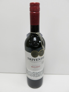 5 x Bottles of Trivento Malbec Reserve Red Wine, 2022, 75cl.