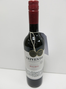 5 x Bottles of Trivento Malbec Reserve Red Wine, 2022, 75cl.