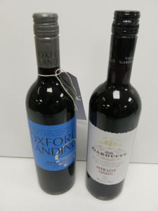 6 x Assorted Bottles of Red Wine to Include: 3 x Oxford Landing 2021 & 3 x Villa Garducci Merlot 2021, 75cl.