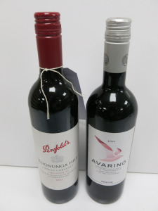 6 x Bottles of Assorted Red Wine to Include: 3 x Avarino 2021 & 3 x Penfolds Koonunga Hill Shiraz Cabernet 2022, 75cl.