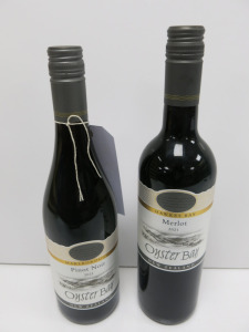 6 x Bottles of Assorted Red Wine to Include: Oyster Bay to Include: 3 x Pinot Noir 2022 & 3 x Merlot 2021, 75cl.