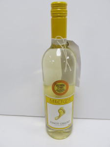 6 x Bottles of Barefoot Pinot Grigio White Wine, 75cl.