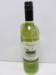 6 x Bottles of Hardy's Voyage Chardonnay White Wine, 2022/23, 75cl.