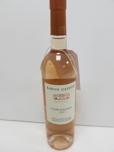 5 x Bottles of Baron Gassier Cuvee Elegance Rose Wine 2023, 75cl.