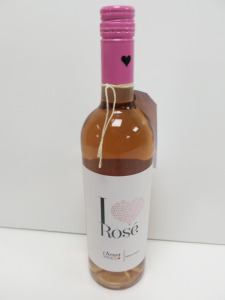 5 x Bottles of I Heart Rose Wine, 75cl.